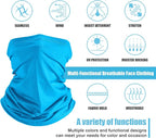 Geyoga 6 Pieces Summer UV Protection Cooling Neck Gaiter Face Clothing Neck - Image 2