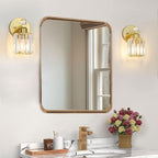 1-Light Gold Bathroom Light Fixtures, Modern Bathroom Vanity Lights Fixture - Image 5