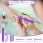 20 Sets Disposable Manicure Kit Basics 4 Piece Nail Kit - Image 3