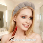 7 Pcs Spa Set, Facial Headband and Wristband Set, Skincare Accessories - Image 2