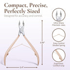 Professional Cuticle Cutter & Pusher Trimmer Manicure Tools - Image 3