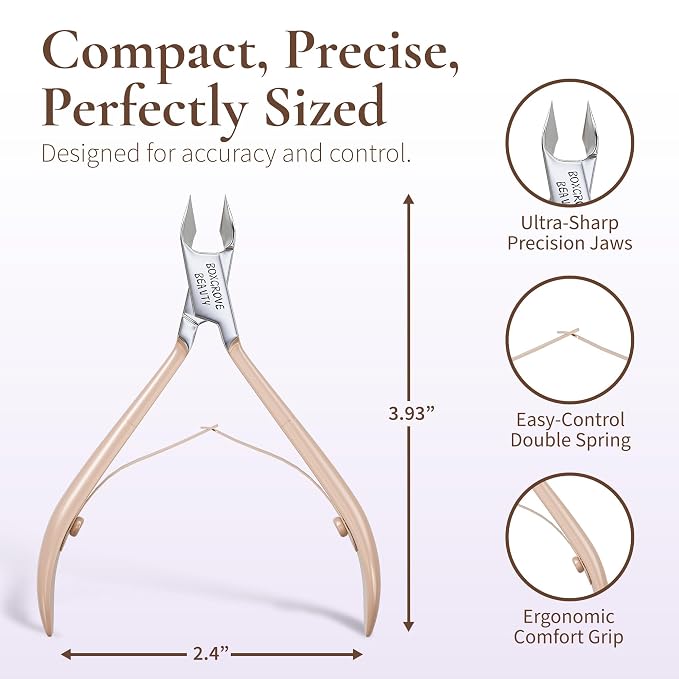 Professional Cuticle Cutter & Pusher Trimmer Manicure Tools - Image 3