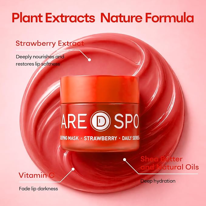 SPODARE Strawberry Sleeping Lip Mask 20g - Image 7