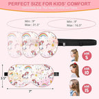 Kids Silk Sleep Mask: 100% Mulberry Silk Eye Mask - Image 6