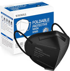WWDOLL KN95 Face Mask 25 Pack, 5-Layers Breathable Disposable KN95 Masks by WWDOLL