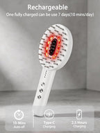 3-in-1 Electric Scalp Massager Brush, Vibrating Scalp Massager Comb - Image 6