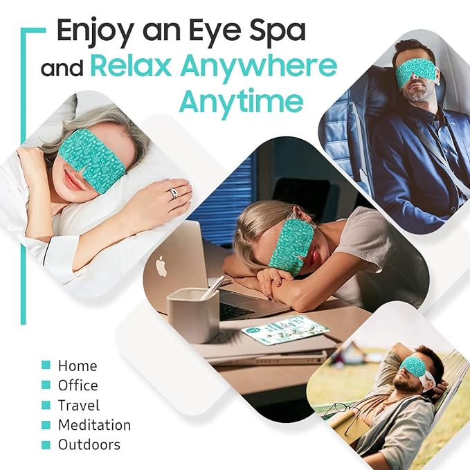 BeHoomi 30Packs Steam Eye Mask, Heated Eye Mask Warm Compress - Image 6