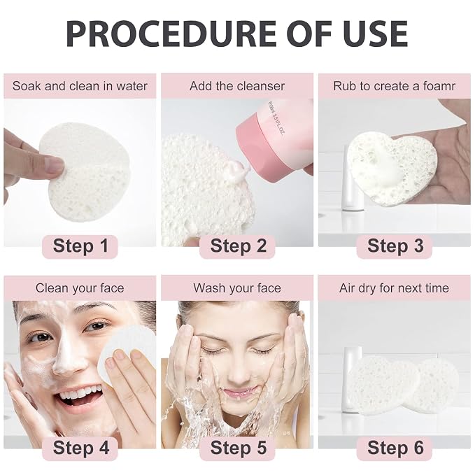 100-Count Compressed Facial Sponges - Image 5