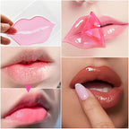 40 Pairs Eye Mask & Lip Mask, 24K Gold Gel Crystal Collagen Under Eye Patches - Image 5