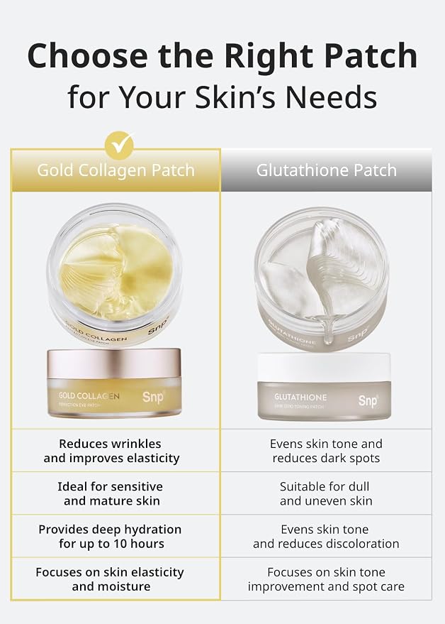 SNP 125Da Collagen + 24K Gold Perfection Eye Patch | Nourishing Under Eye - Image 6
