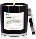 LUMELOOM Amber & Rose Luxury Scented Candles, 9oz Soy Wax Candles by Unknown