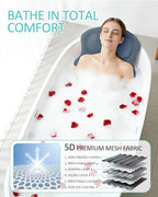 Full Body Bath Pillow for Bathtub, 5D Thick Tub Pillow for Bathtub - Image 9