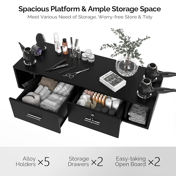 OmySalon Wall Mount Styling Station - Image 7