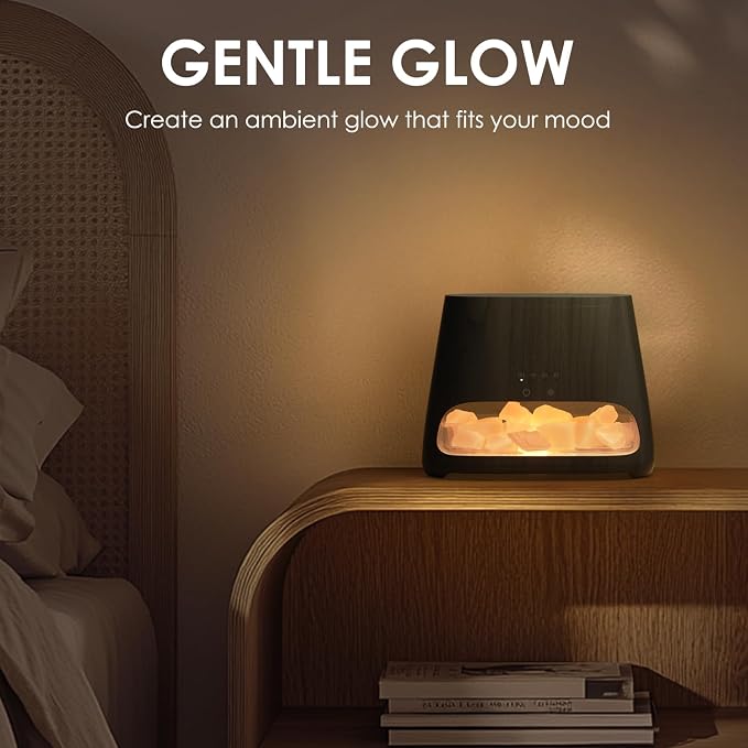 SALKING 2-in-1 Himalayan Salt Lamp & Ultrasonic Essential Oil Diffuser - Image 6