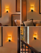 L LOHAS LED Amber Night Lights Plug into Wall, Plug in Night Light Dimmable - Image 7