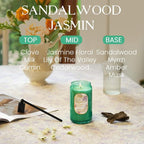 M&SENSE Sandalwood Jasmine Candles - Image 2