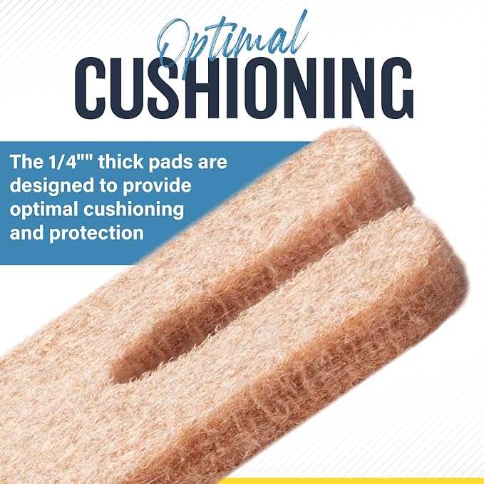 Mars Wellness U-Shaped Callus Pads, 1/4" Thick, Flesh Colored, Callus Protection - Image 4