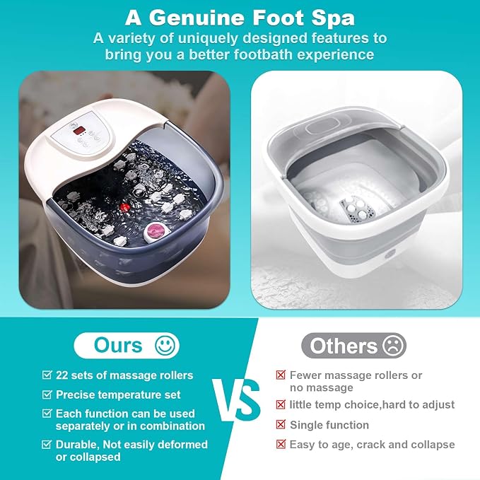 ECARBME Foot Spa Bath Massager - Image 6