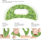 3 PCS Jade Stone Gua Sha Massage Tool Large Guasha Board - Image 5
