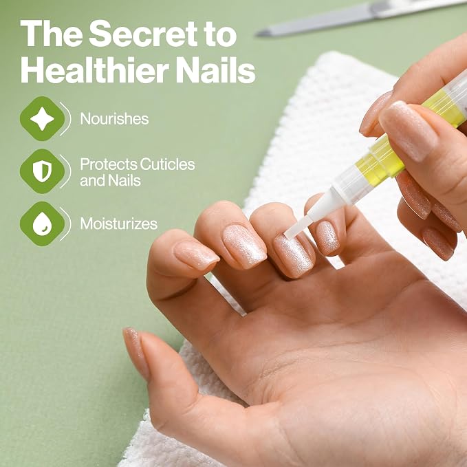 2-Pack Cuticle Oil Pen with Vitamin E – Nail & Cuticle Moisturizing Oil – - Image 4