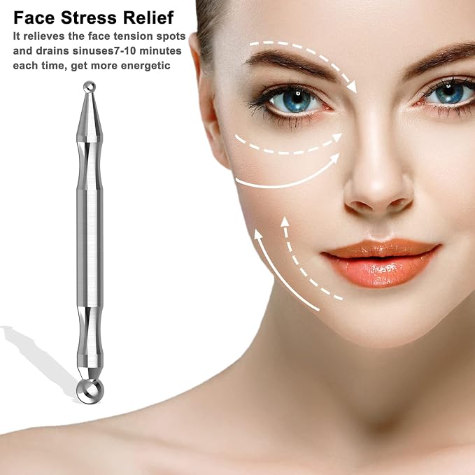 Acupuncture Pen, Facial Reflexology Tools Stainless Steel, Trigger Point - Image 5