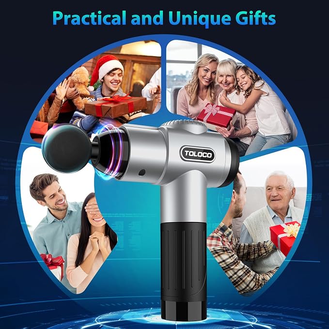 TOLOCO Massage Gun, Muscle Massage Gun Deep Tissue - Image 7