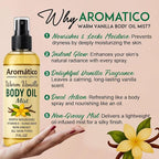 Aromatico Warm Vanilla Body Oil Mist - Image 4