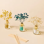 Airkeep Reed Diffuser Set of 3, Clean Cotton White Jasmine White Tea Oil Reed - Image 6