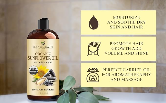 Handcraft Blends USDA Organic Sunflower Oil - Image 5