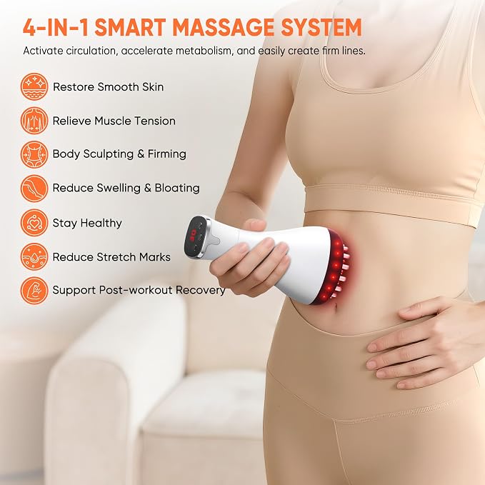 Rechargeable Lymphatic Drainage Massager & Cellulite Massage Tool - Image 3