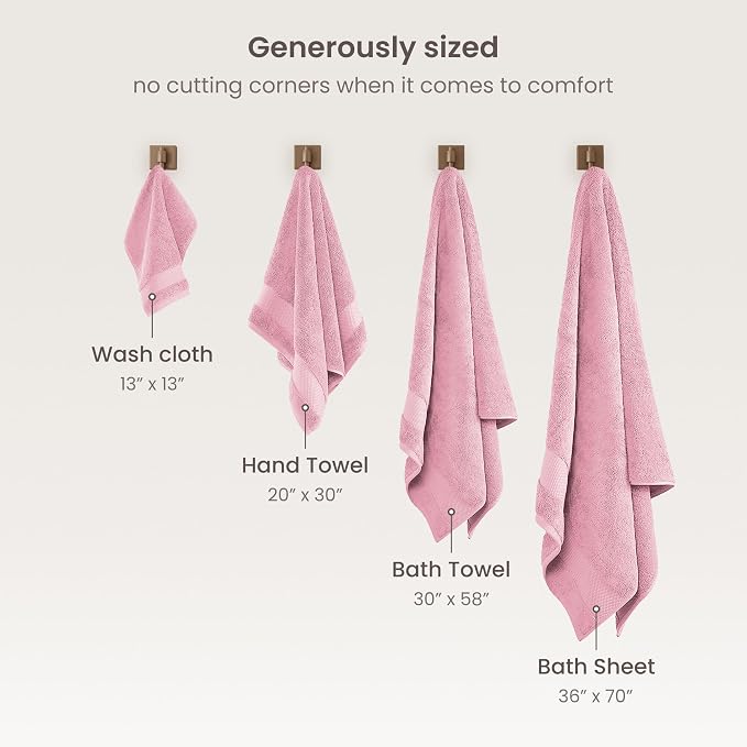 BIOWEAVES 100% Organic Cotton 700 GSM Plush Luxury Bath Towels - Image 7