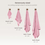 BIOWEAVES 100% Organic Cotton 700 GSM Plush Luxury Bath Towels - Image 7