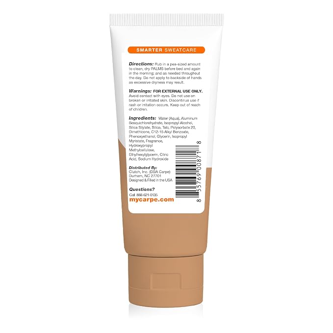 Carpe Sweat Absorbing Hand Lotion, A dermatologist-recommended, smooth lotion - Image 9