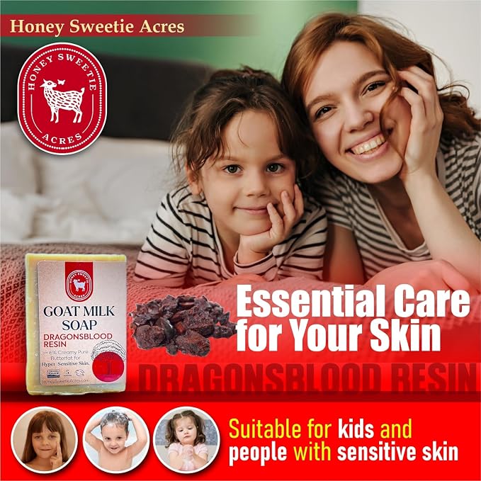 Honey Sweetie Acres Dragonsblood Goat Milk Soap - Image 6