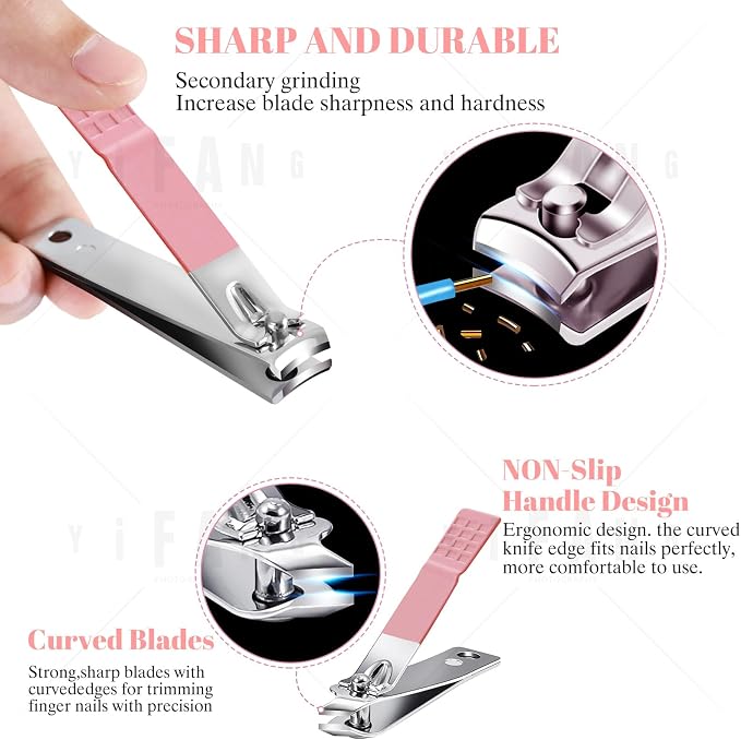 Manicure Set Pedicure Kit Nail Clippers Set Fingernail Clipper Set Ingrown - Image 3
