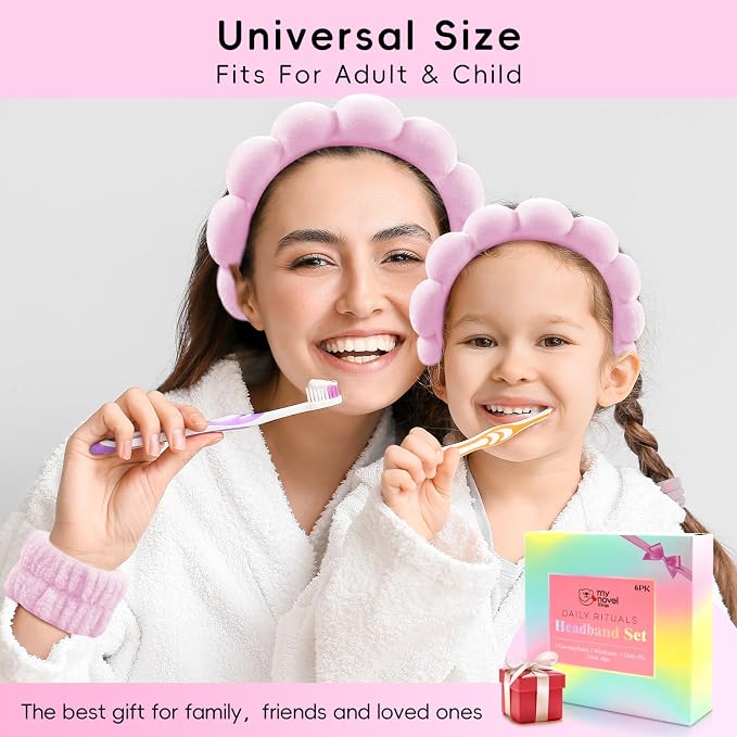 my novel things Spa Headband for Washing Face, Cute Skincare Headband and - Image 8