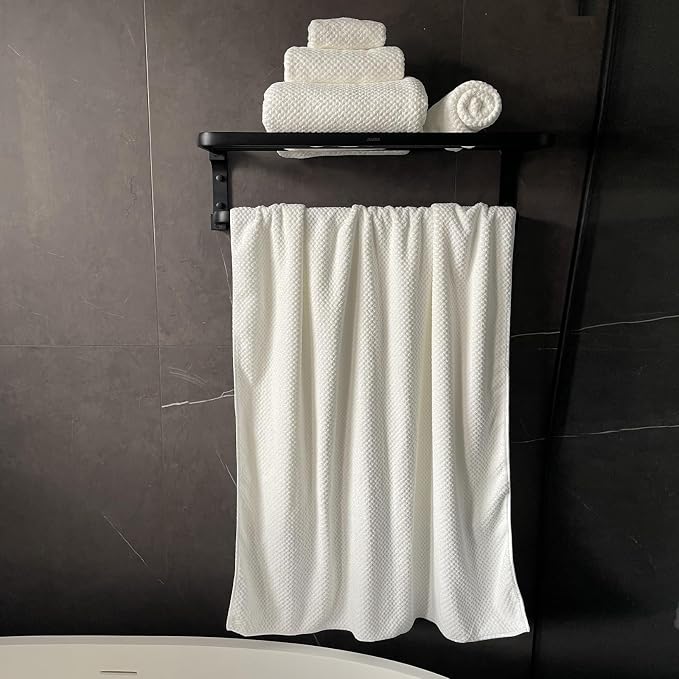 Extra Large Bath Towels Set for Bathroom 30x60 Inches Super Soft Light Weight - Image 4