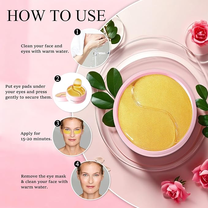 Under Eye Mask, Peptide Collagen Hydrogel Eye Patch - Image 3