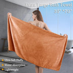 4 Piece Extra Large Bath Towels Set 35x70 Inches - Image 2