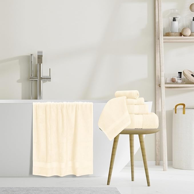 GLAMBURG Ultra Soft 8-Piece Towel Set - Image 5