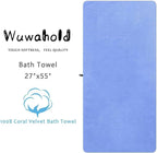 2 Pack Bath Towel Set, Waffle Bath Towel Set, Microfiber Super Soft Highly - Image 7