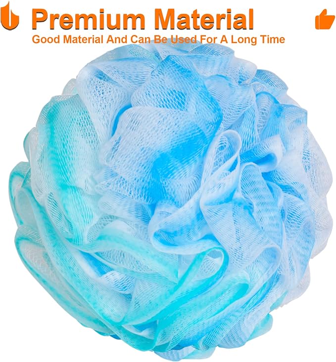 Urbanstrive Shower Bath Sponge XL 75g Soft Shower Loofahs Balls - Image 7