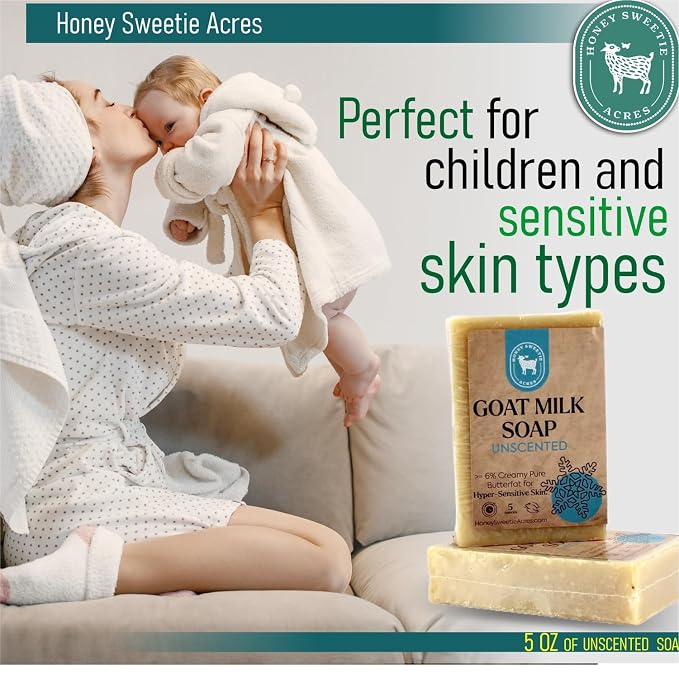 Honey Sweetie Acres Unscented Goat Milk Soap - Image 5
