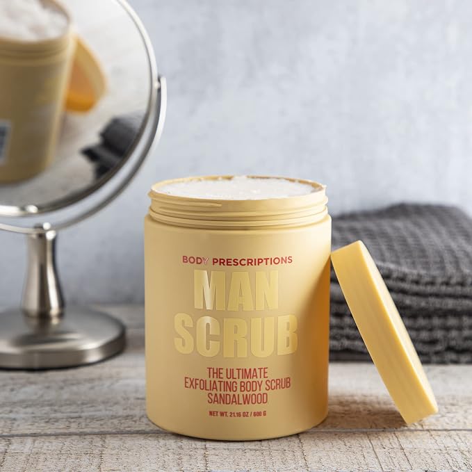 Body Prescriptions Men’s Exfoliating Body Scrub – Ultimate Skin Cleansing Wash - Image 3