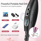 Melodly Electric Nail Drill, Professional Acrylic Nail Drills Machine - Image 5