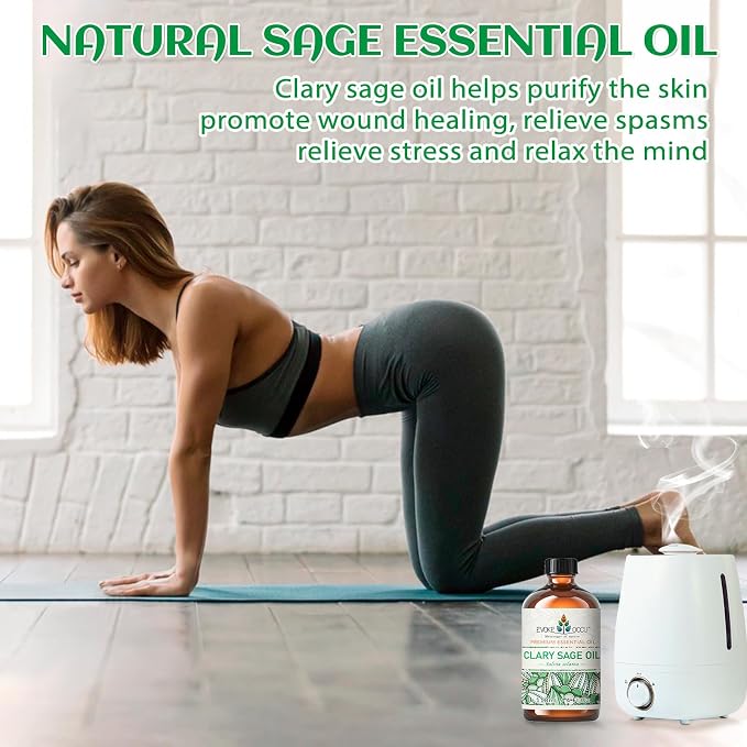 EVOKE OCCU Clary Sage Oil Essential Oil - Image 2