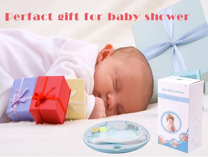 Baby Nail Trimmer Electric Nail File Baby Nail Clippers, Safe Nail Filer - Image 9