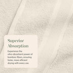 Springtree Home Luxury Viscose from Bamboo Bath Towel Set of 4 | 35% Viscose - Image 7