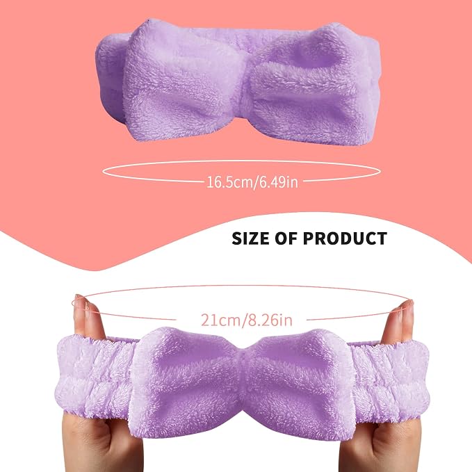 WSYUB Hairband, Soft Microfiber Skincare Band - Image 2