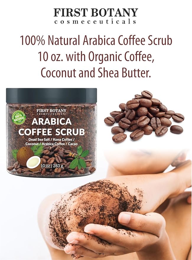 First Botany Cosmeceuticals, 100% Natural Arabica Coffee Scrub - Image 6